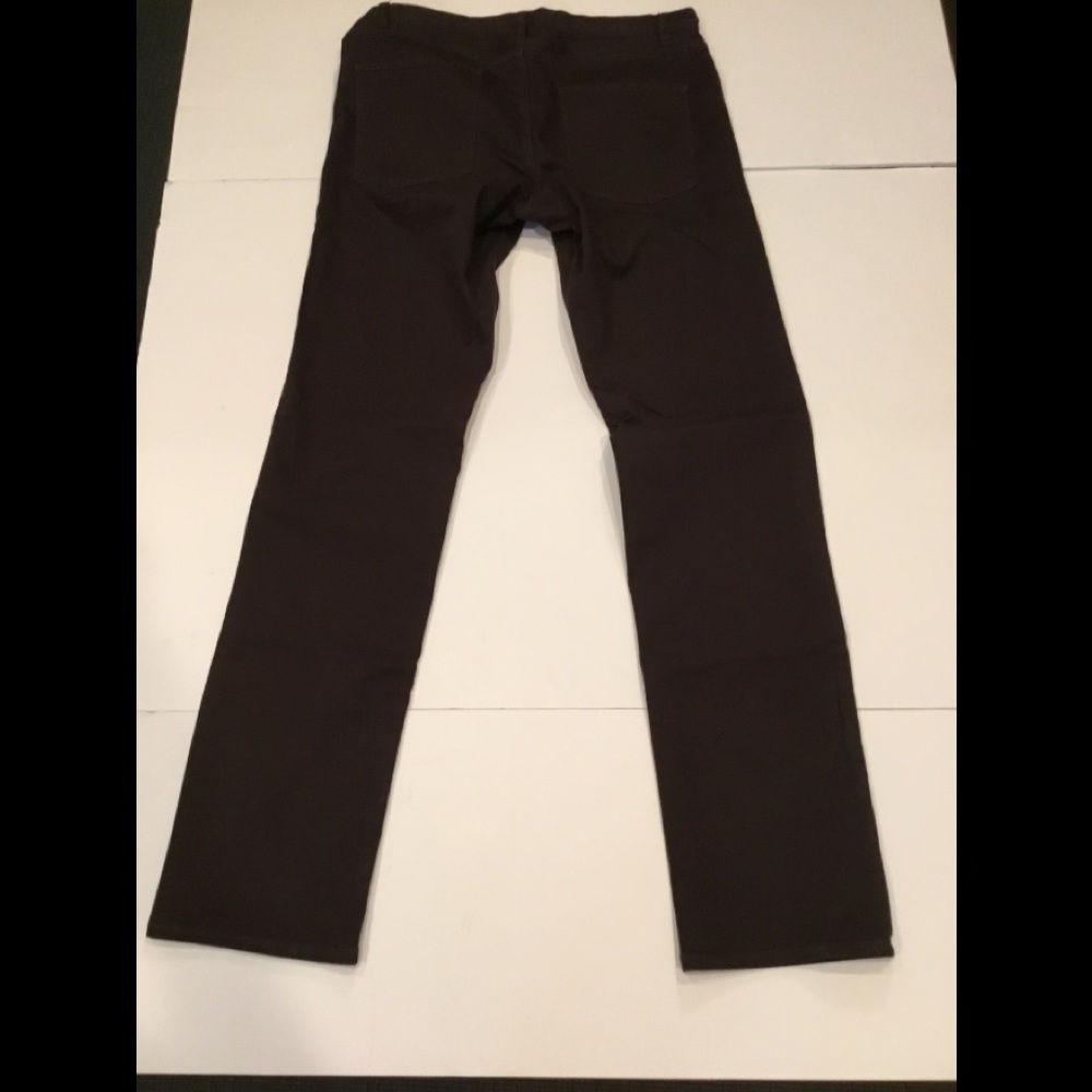 New dk brn Theory Haydin EN Z slim straight jeans